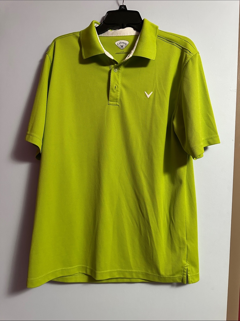 Callaway Men's Bright Lime Green Golf Polo